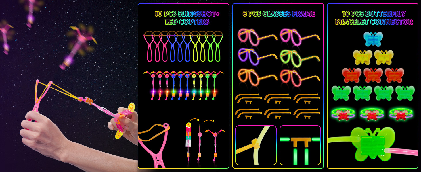  Glow in the Dark Party Supplies