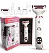 Beanify 2026 Electric Razor for Women Men,4 in 1 Ladies Wet &amp; Dry Body Razors and Facial Hair Rem...