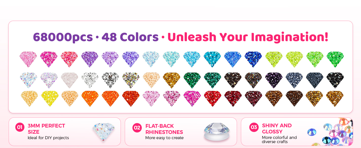 68000pcs 48colors