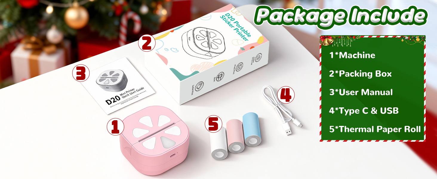 sticker printer sticker maker machine print pod mini printer photo christmas gifts stocking stuffers
