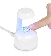 Beetles Mini UV Light for Gel Nails Gel Polish UV Led Lamp Gel x Lamp with Smart Sensor for Easy ...