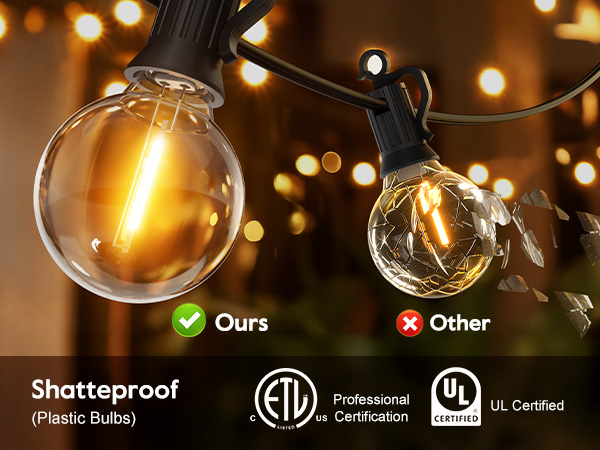 solar powered string lights