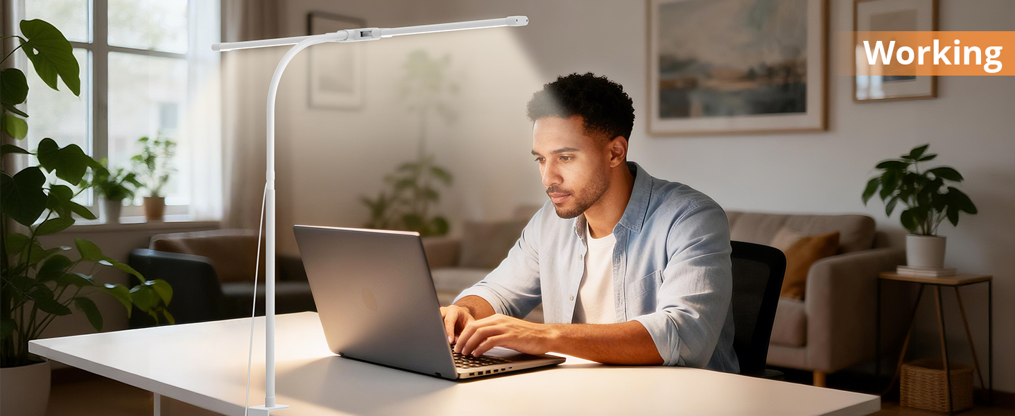 desk lamp with clamp