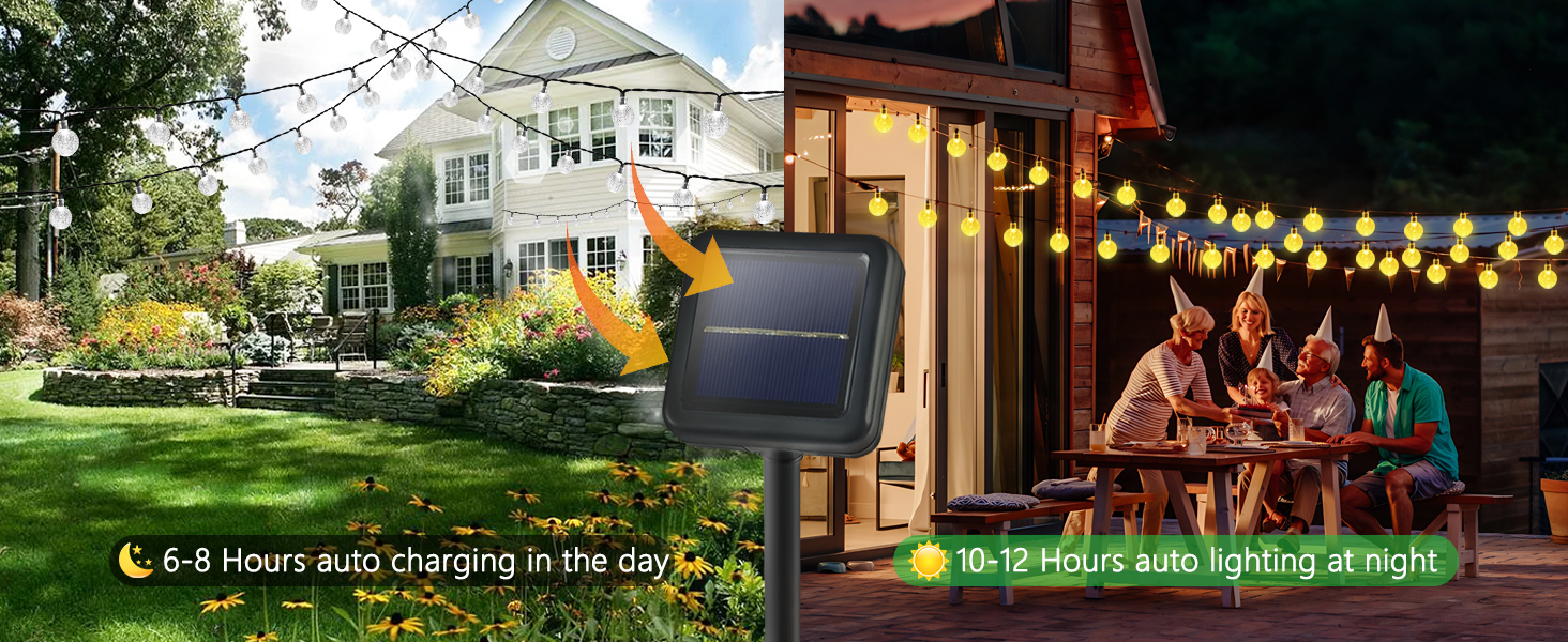 solar string lights