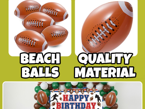Football party decoratoins football party favors football birthday decor goodie bag stuffers