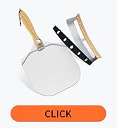 Metal Pizza Peel And Cutter Set