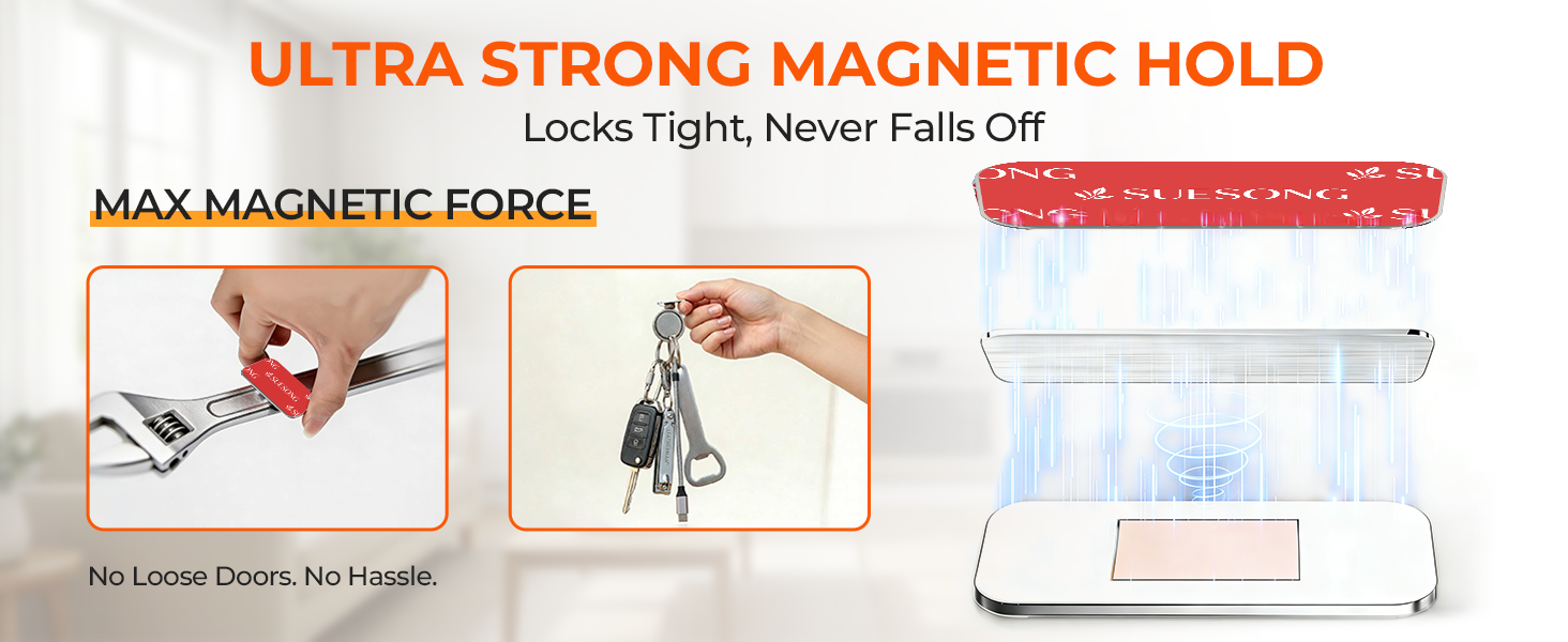 15LBS Steady Strong Hold, No More Loose Cabinet Doors