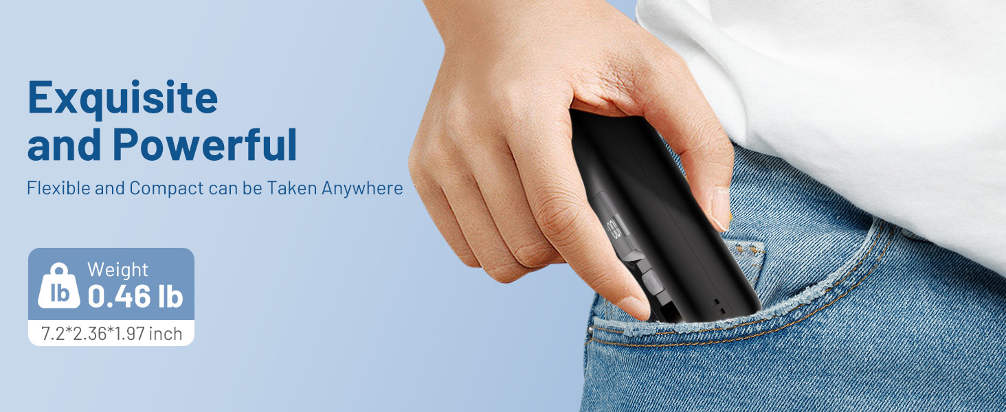 lightweight pocket size mini fan 0.46lb for daily summer commute and shopping malls