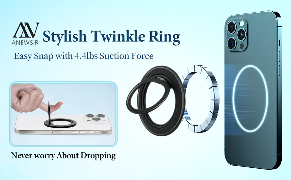 Magnetic Phone Ring MagSafe Phone Grip