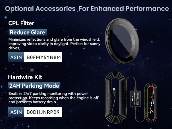 OPTIONAL ACCESSORIES