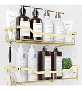 Kitsure Shower Caddy Large - Adhesive Shower Organizer, Stainless Steel Shelf for Inside Shower, ...