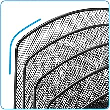 Inclined desk file organizer