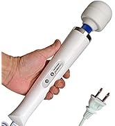 CHARMING 10 Speeds Wired Powerful Handheld Back Massager with Strong Vibration, Personal Therapy ...