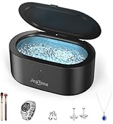 JeaTone Ultrasonic Jewelry Cleaner, 46KHz Ultra Sonic Cleaning Machine for All Jewelry, Eyeglasse...