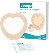 Sacrum Silicone Foam Dressing with Gentle Border, Sacrum Wound Bandages, Breathable Waterproof Sa...