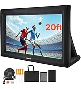 VEVOR 20FT Inflatable Projector Screen, Inflatable Movie Screen Outdoor with 250W Air Blower Proj...