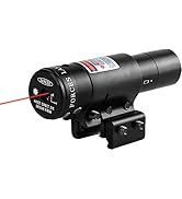 Beileshi Adjustable Dot Laser Sight Compact Tactical Red Laser Sight with Picatinny Mount Alan Wr...
