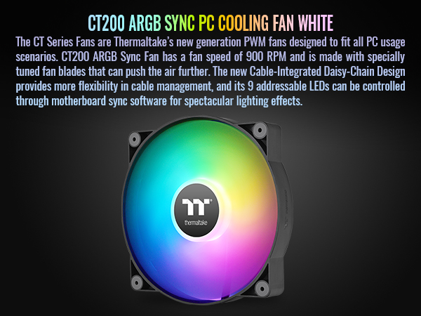 CT200 ARGB Sync PC Cooling Fan (Single Fan Pack)