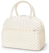 Coobiiya Lunch Bag Lunch Box for Women Men, Reusable Cute Corduroy Lunchbag - Leakproof, Insulate...