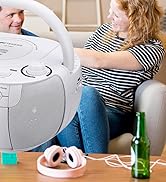 Retekess TR621 CD and Cassette Player Combo, Portable Boombox AM FM Radio, Tape Recording, Stereo...