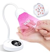 Makartt UV Nail Lamp: Mini UV Light for Gel Nails Polish Luminoza 30W Rechargeable LED Nail Light...
