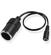 GINTOOYUN Cigarette Lighter Power Supply Cable,12V Car Cigarette Lighter Female to DC 5.5mm x 2.1...