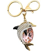 Evenchae Sparkly Rhinestone Keychain for Women | Bling Bag Charm for Purses &amp; Backpacks | Gift fo...