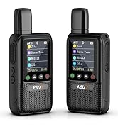 KUSN Rapid Lifetime Free Global Walkie Talkies with SIM Cards Unlimited Range, 4G LTE PoC Nationw...