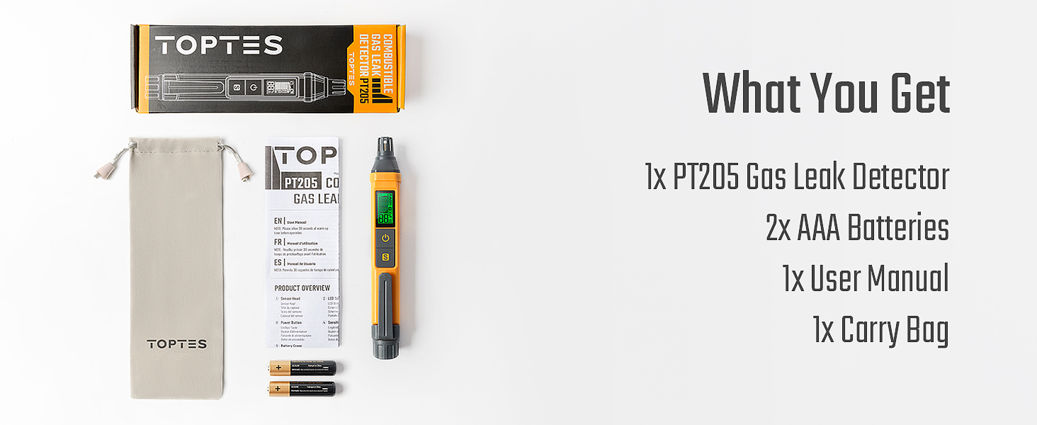 PT205 Gas leak detector natural gas detector