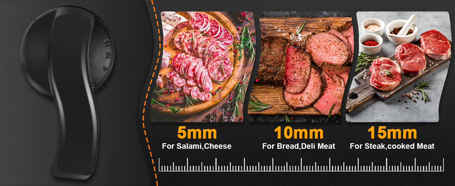 Meat Slicer Electric Deli Food Slicer