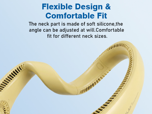 rechargeable neck fan