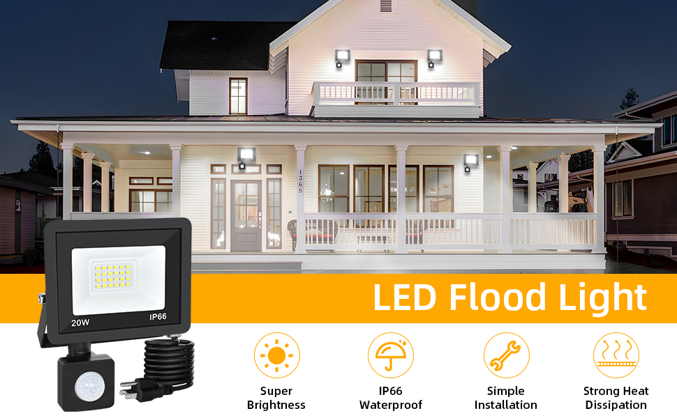 20W outdoor floodlight