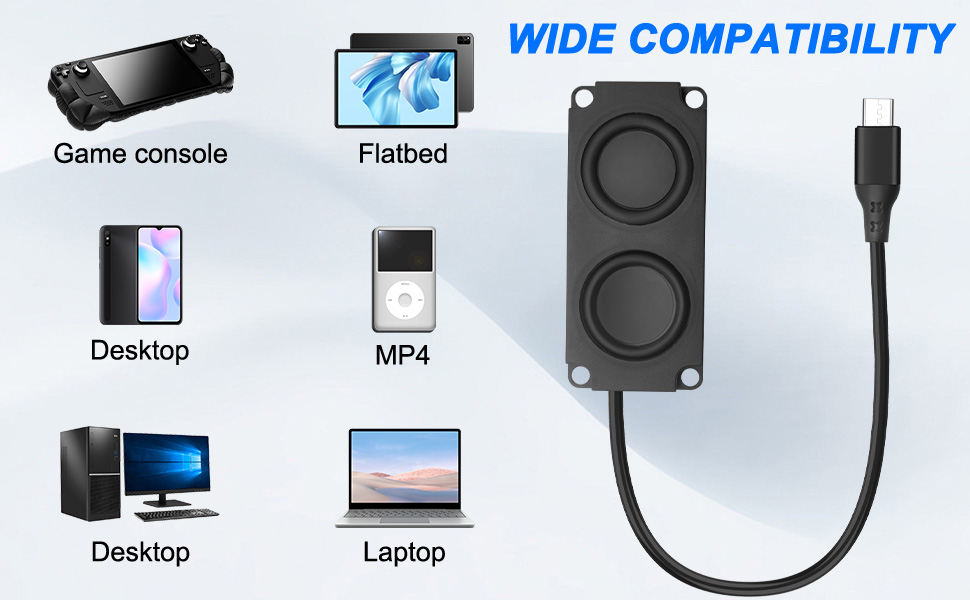 Portable Plug-in External Speaker