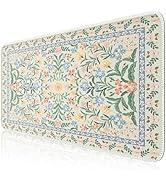 HAOCOO Floral Desk Mat, Desk Mat for Keyboard and Mouse, Large Keyboard Mats for Desk, Cute Desk ...