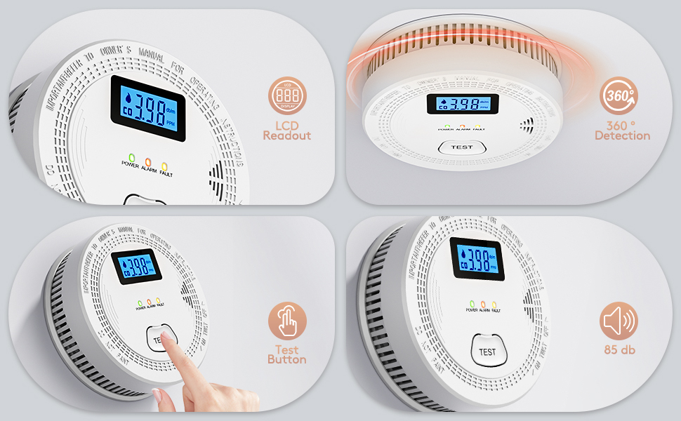 smoke detector carbon monoxide detector combo