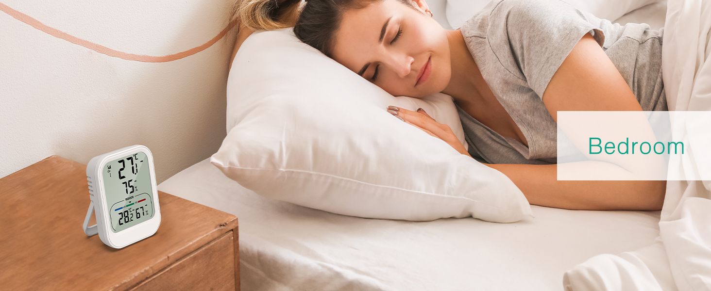 Digital Thermometer Hygrometer, Wireless Indoor Outdoor Thermometer