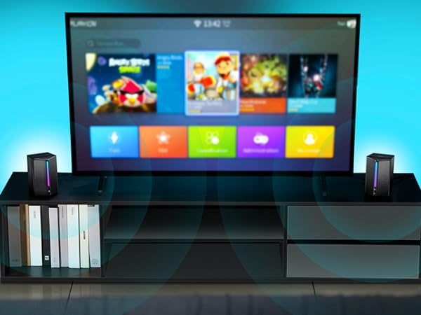 speakers work with monitor and projector