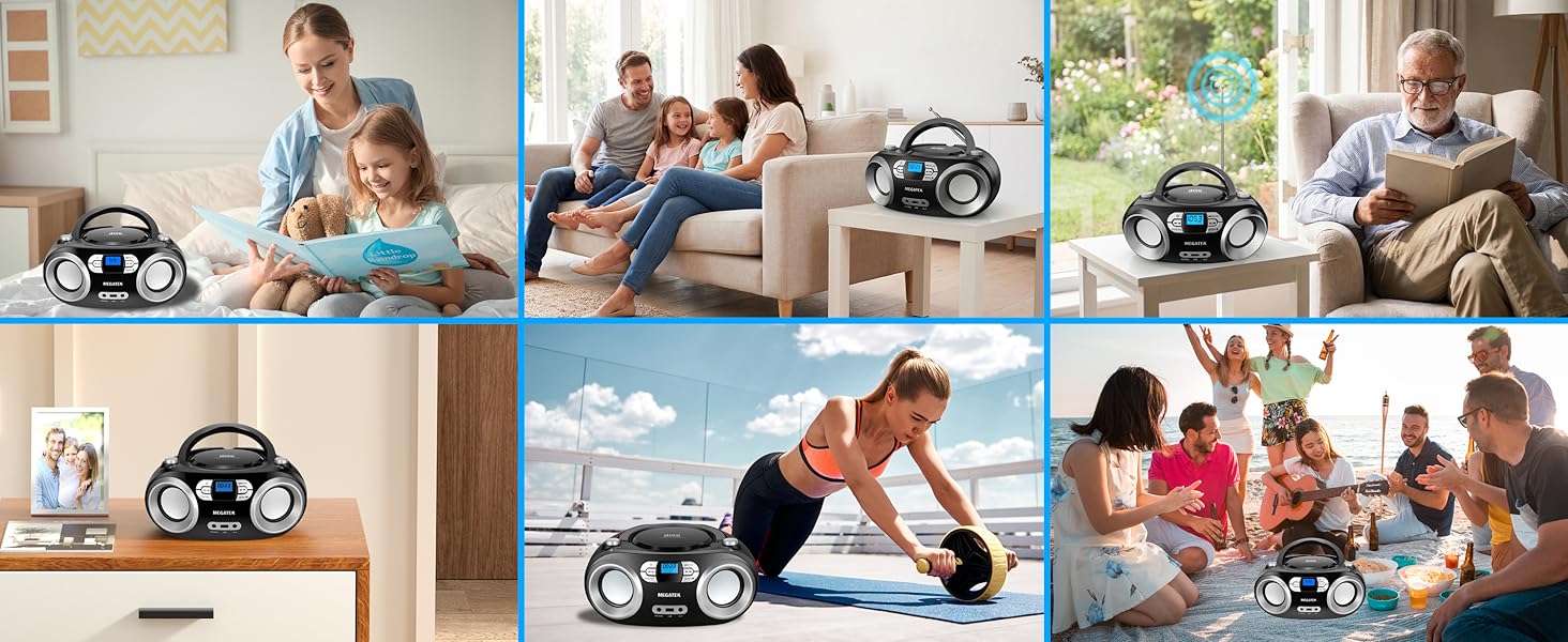 Megatek Stereo CD Boombox