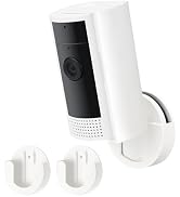 2 Pack Adhesive Wall Mount for Ring Indoor Cam(1st Gen and 2nd Gen), Two Ways Easy Installation w...