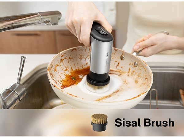 Sisal Brush: For daily tableware and cooking utensils