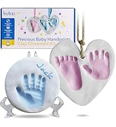 Bubzi Co Baby Keepsake Ornament - Baby Hand and Footprint Kit - Newborn Keepsake Ornament for Per...