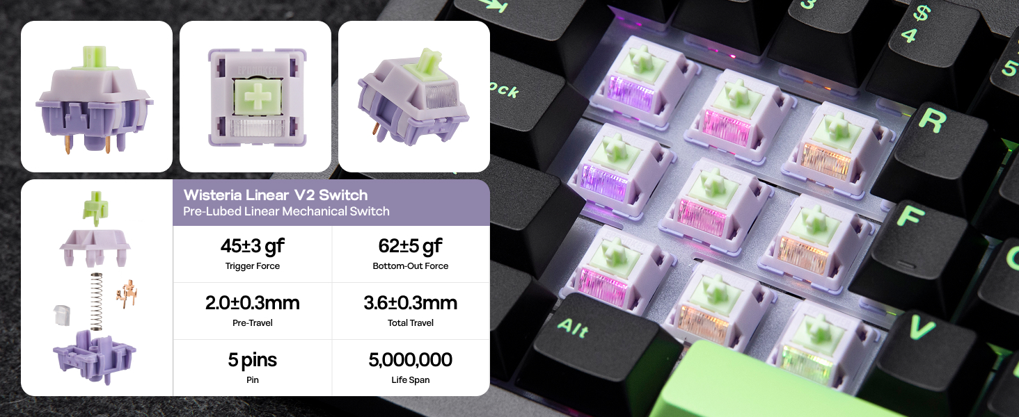 Galaxy68 Wireless Mechanical Keyboard in Aluminum with QMK/VIA Support