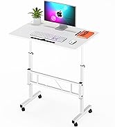 Klvied Standing Desk Adjustable Height,White