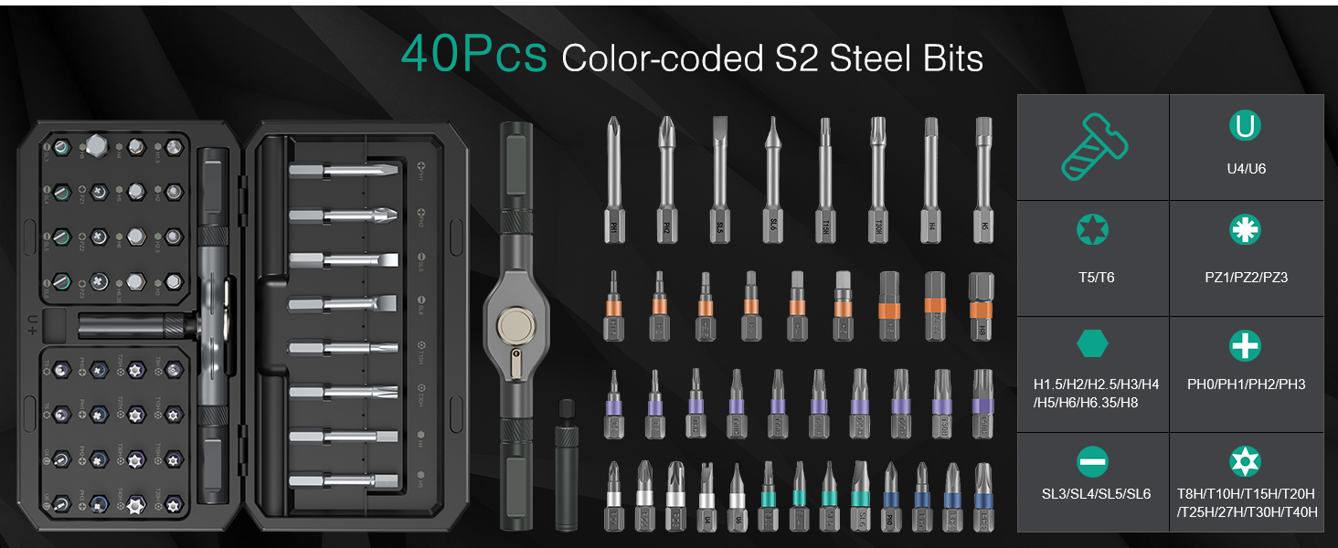 Ratchet Screwdriver Set