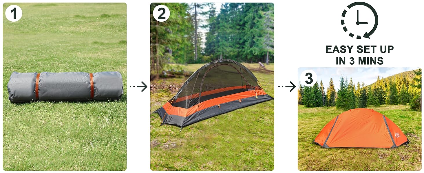 hiking tent