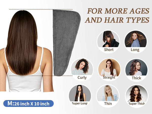 FOR MORE AGES AND HAIR TYPES