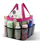 ASBEFORE Mesh Shower Caddy Portable, Shower Tote Bag for Dorm Room Essentials, 8 Pockets Large Sh...