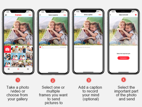 32GB FRAMEO 10.1 Inch Smart WiFi Digital Photo Frame