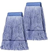 2 Pack Mop Head Replacement, Cleaning Heavy Duty Mop Head Commercial Replacement, Wet Industrial ...