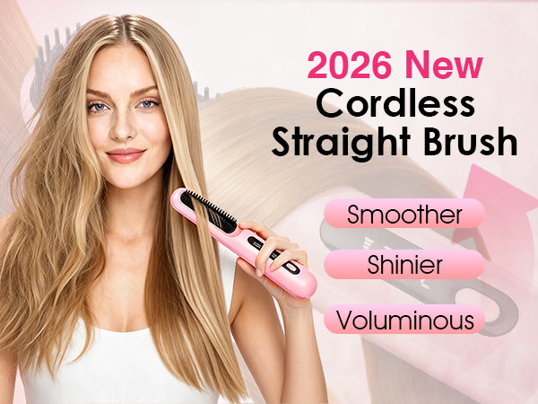 hair straightener brush